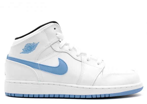 Air Jordan 1 Mid Bg (Gs) "Legend Bleue" Blanc Bleu (554725-127)