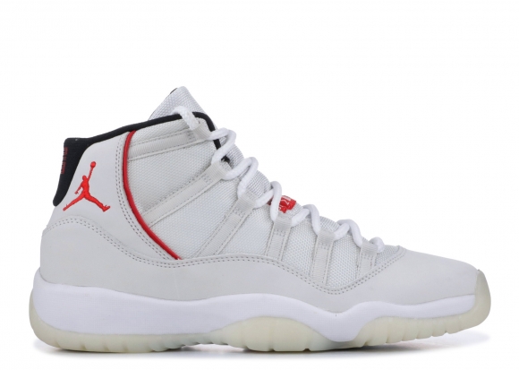 Air Jordan 11 Retro (Gs) "Platinum Tint" Blanc Rouge (378038-016)