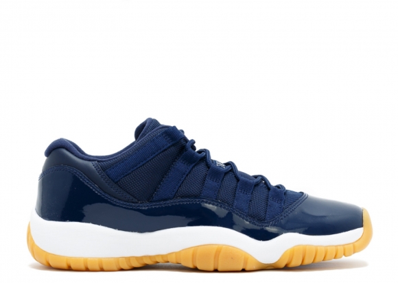 Air Jordan 11 Retro Low Bg (Gs) "Marine Gum" Marine Jaune (528896-405)