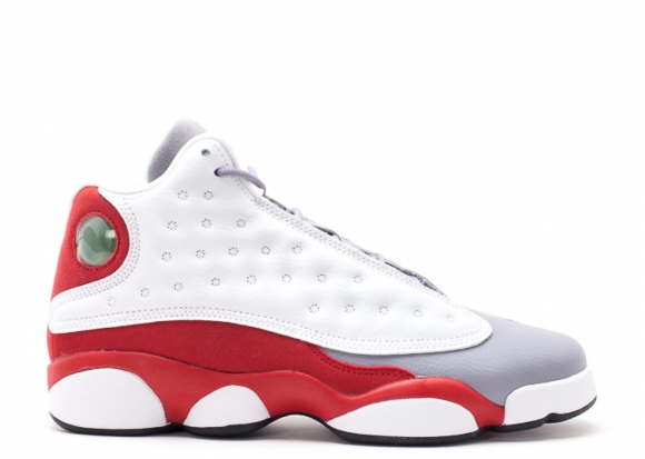 Air Jordan 13 Retro Bg (Gs) "Grey Toe" Blanc Gris Rouge (414574-126)