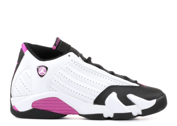 Air Jordan 14 Retro Gg "Fuchsia Blast" Blanc Rose (654969-119)