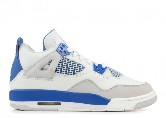 Air Jordan 4 Retro (Gs) Blanc Bleu (308498-141)