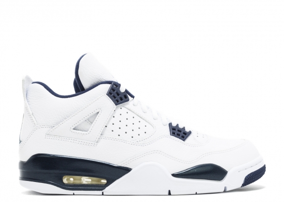 Air Jordan 4 Retro Ls "Legend Bleue" Blanc Bleu (314254-107)