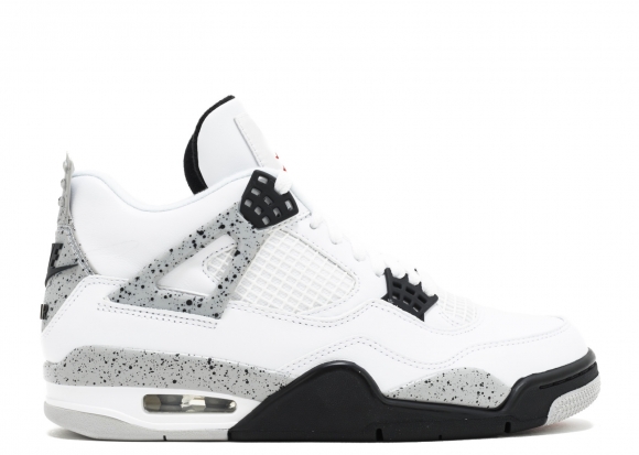 Air Jordan 4 Retro Og "White Cement 2016 Release" Blanc Noir (840606-192)