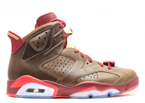 Air Jordan 6 Retro "Cigar" Marron Rouge (384664-250)