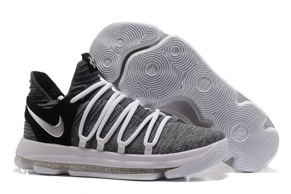 Nike KD X 10 Gris Noir Blanc