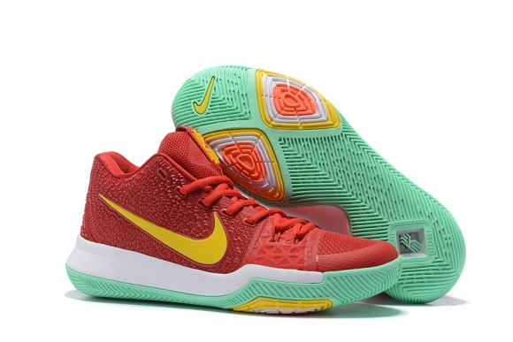 Nike Kyrie Irving III 3 Rouge Menthe Jaune