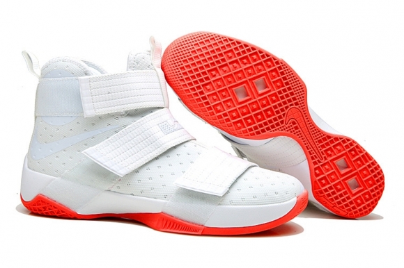 Nike Lebron Soldier X 10 Blanc Orange