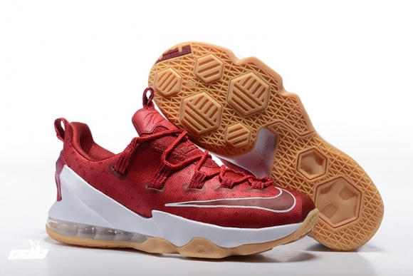 Nike Lebron XIII 13 Low Rouge Blanc