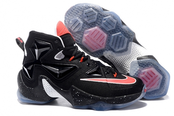 Nike Lebron XIII 13 Rouge Noir Blanc