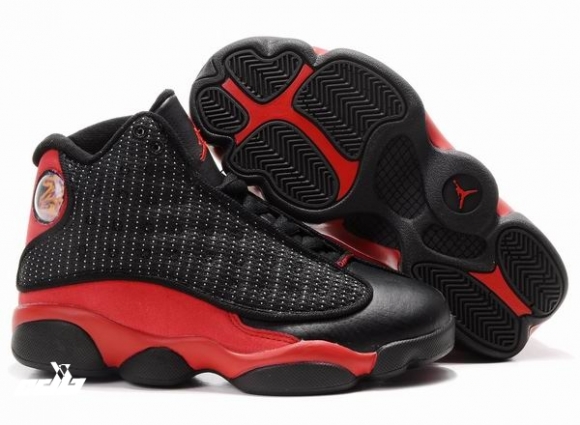 Air Jordan 13 Noir Rouge Enfant