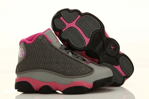 Air Jordan 13 Rose Gris Enfant