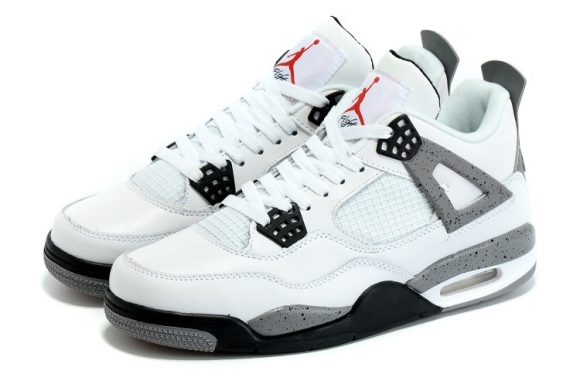 Air Jordan 4 Blanc Gris