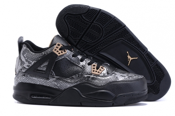 Air Jordan 4 Gris Noir Marron