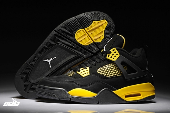 Air Jordan 4 Noir Jaune