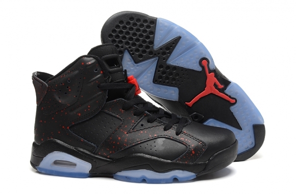 Air Jordan 6 Noir Rouge Clair Bleu