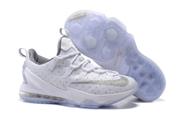 Nike Lebron 13 Blanc Argent