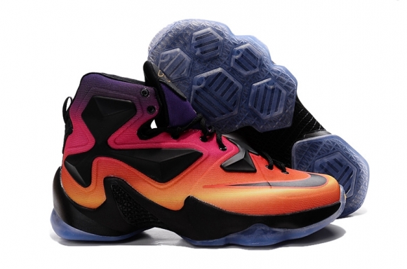 Nike Lebron 13 Rose Rouge Orange Noir