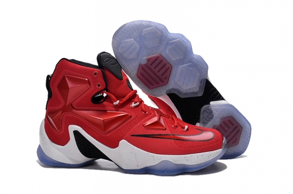 Nike Lebron 13 Rouge Noir Blanc