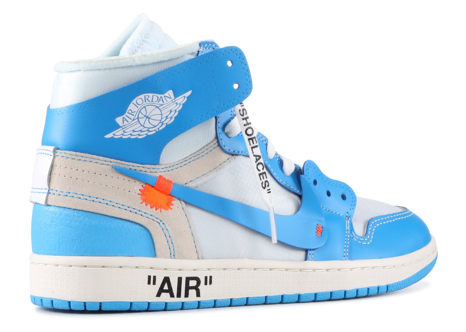 Achat / Vente Air Jordan 1 Retro High Off-WhiteOff-White Blanc Bleu ...