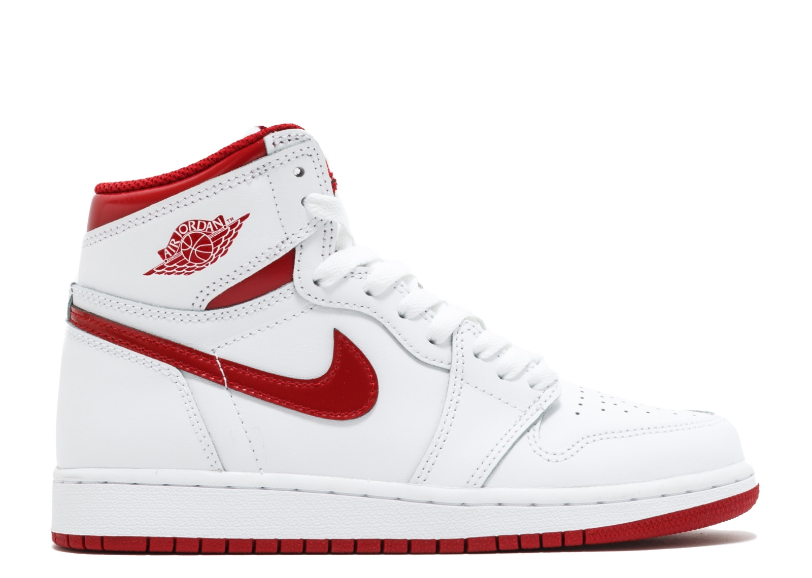 Achat / Vente Air Jordan 1 Retro High Og Bg (Gs) Varsity Red 2017 ...