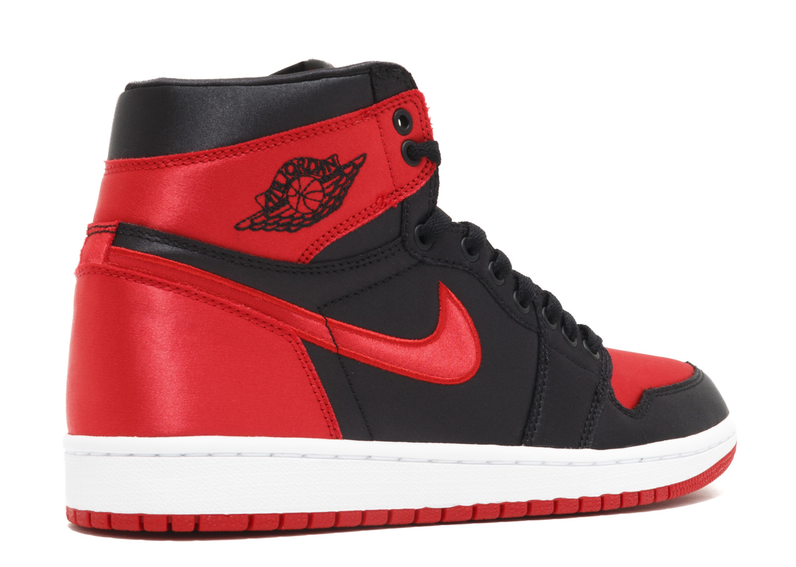 Achat   Vente Air Jordan 1 Retro High Og Se Satin Rouge Noir (917359 