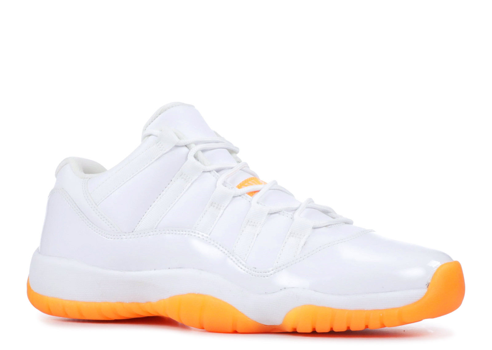 Achat / Vente Air Jordan 11 Retro Low (Gs) Citrus Blanc Orange (580521 ...