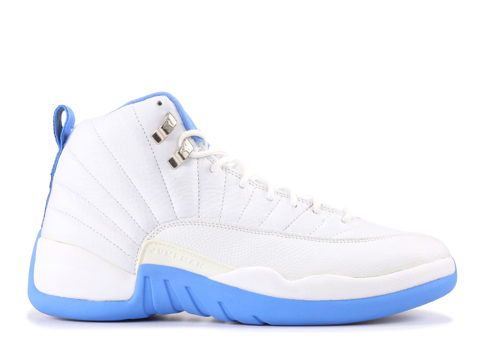 Achat / Vente Air Jordan 12 Retro Blanc Bleu (136001-142) Chaussure de ...