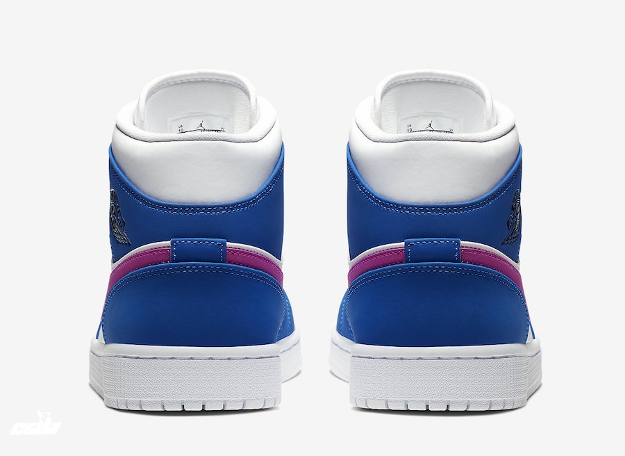 Achat / Vente Air Jordan 1 Mid (PS) Bleu Rose Blanc (640734-451 ...