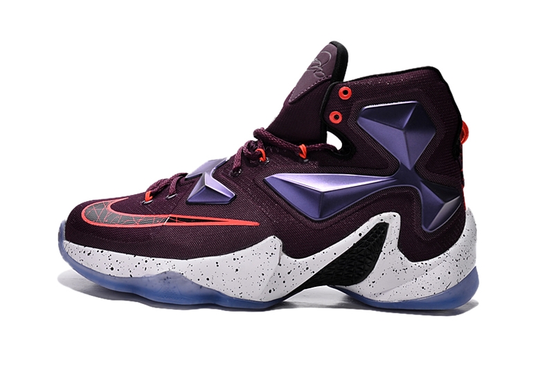 Achat / Vente Nike Lebron 13 Rouge Pourpre Chaussure de Basket Pas Cher